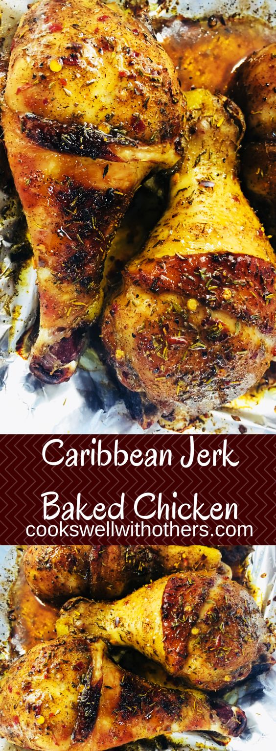 Caribbean Jerk Baked Chicken
