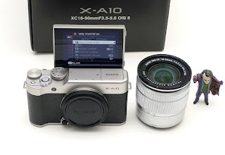 Kamera Fujifilm X-A10 Lens 16-50mm Fullset