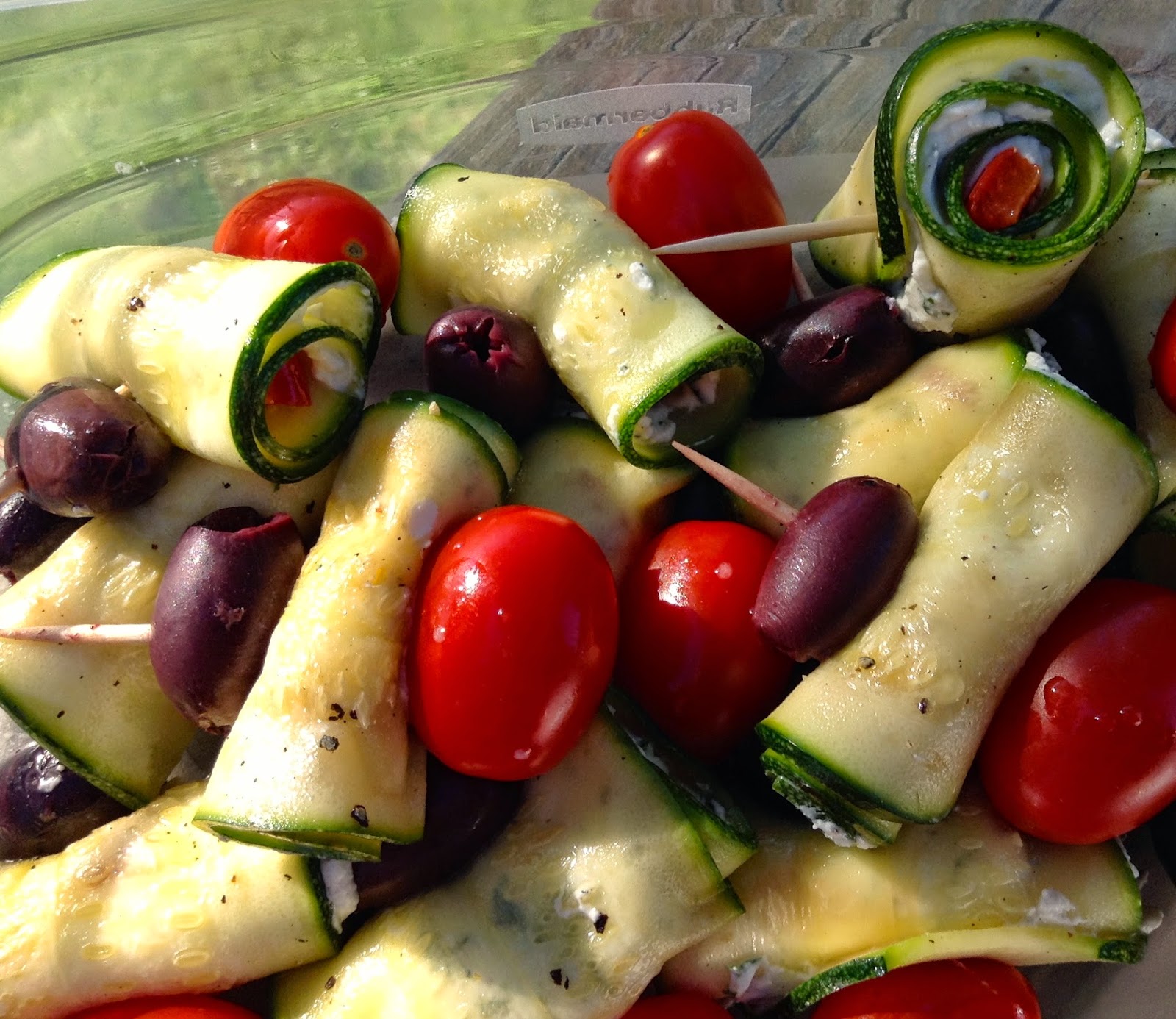 Pure Foods Project Picnic Zucchini Roll Ups