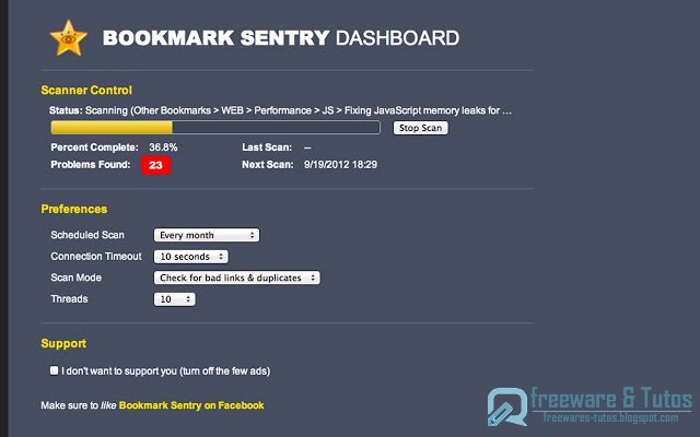 Bookmark Sentry : une extension Google Chrome pour faire le ménage dans vos favoris 