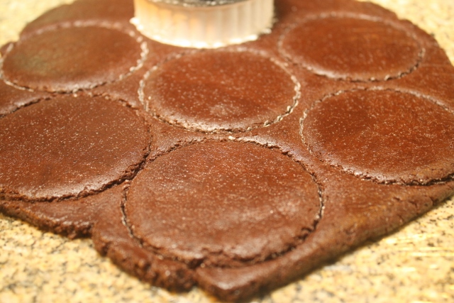 Galletitas de chocolate y menta / Chocolate mint cookies