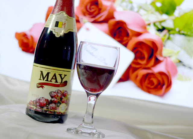 CELEBRATE VALENTINE'S WITH MAY SPARKLING RED JUICE