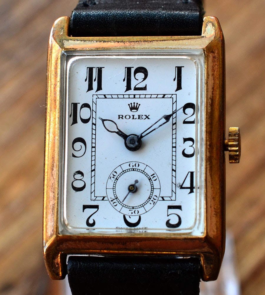 1930年代アンティーク ROLEX(ロレックス) 希少レクタンギュラー 機械式手巻き腕時計アンティーク時計 | RIP CORD Vintage Line