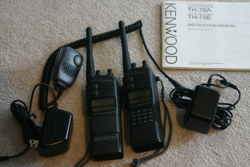 Kenwood TH78A VHF UHF Pro Radio Club News Technology
