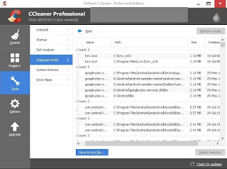 Mencari dan Menghapus File Duplikat Menggunakan CCleaner