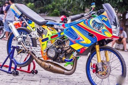 Kawasaki Ninja R150 Terbaru 2018 Modifikasi Drag Ninja R150