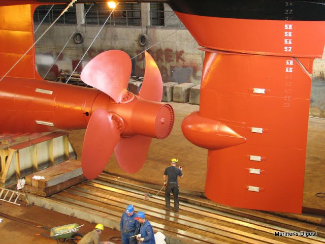 Mariner's Digest: Rudder Angle Onboard Ship Limited to 35°
