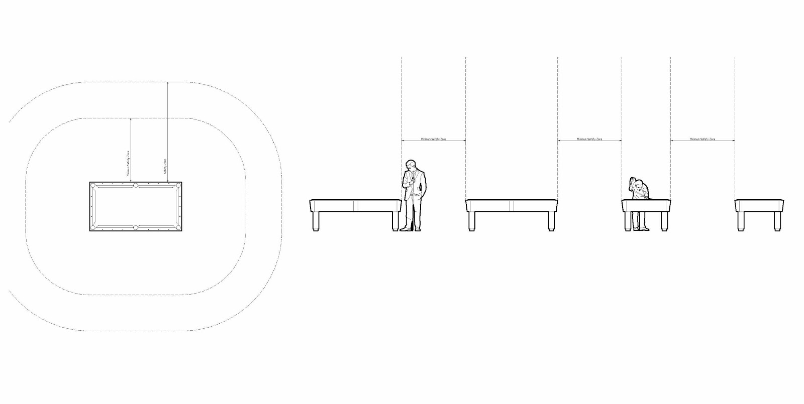 ARCHITECTURAL BLOCKS custom cad blocks for autocad Snooker table
