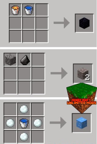 Simple Recipes Mod craftings