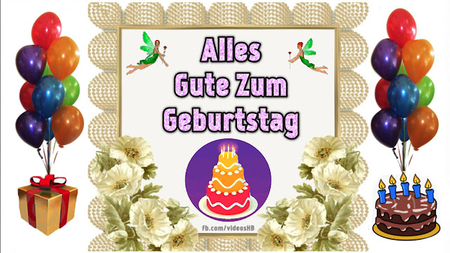 Geburtstagsgrußvideo und Grußkarte