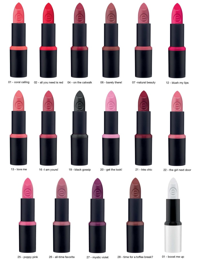 essence Auslistungen Herbst Winter 2017 Lippenstift essence Auslistungen Herbst Winter 2017 Lippenstift