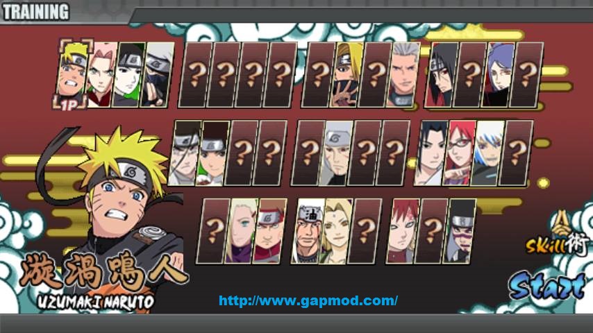 Naruto Senki Original Apk Full Character Download Naruto