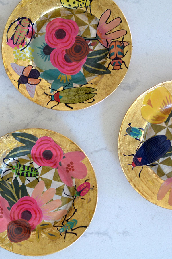 DIY || Decoupage Plates and a Me in a Video?? - Mimosa Lane