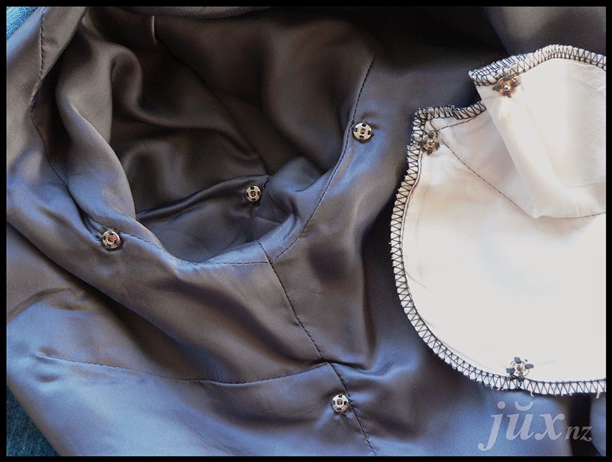juxtapose How to make dress shields removable and reusable!