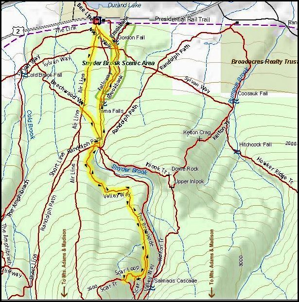 1HappyHiker A Hike to Durand Scar and to Waterfalls along the Fallsway