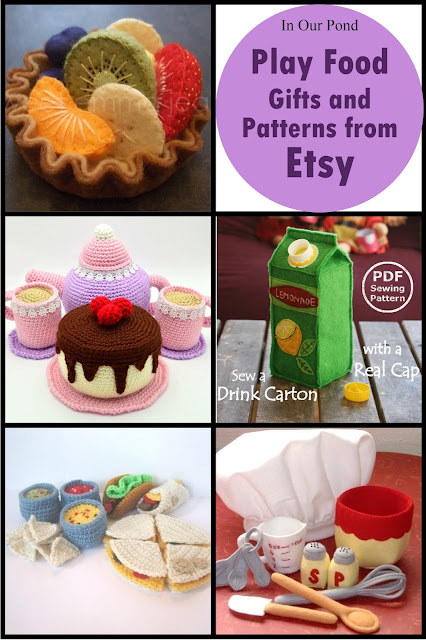 Play Food Products from Etsy- a gift guide from In Our Pond