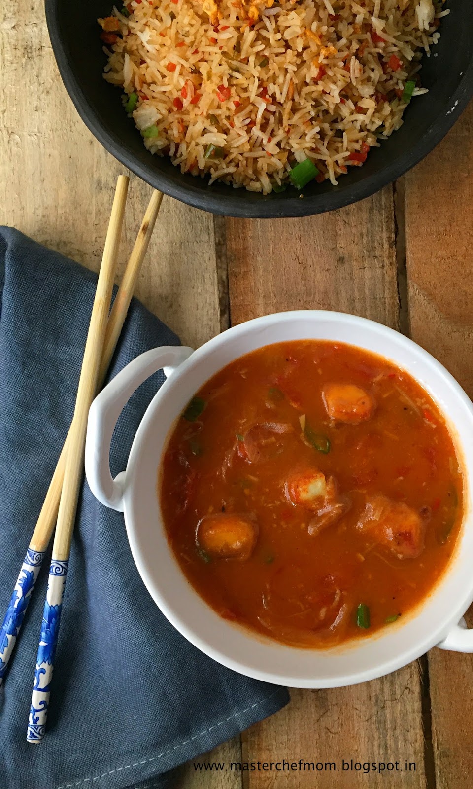 MASTERCHEFMOM Cottage Cheese in Hot Garlic Sauce How to make Hot Garlic Sauce at home