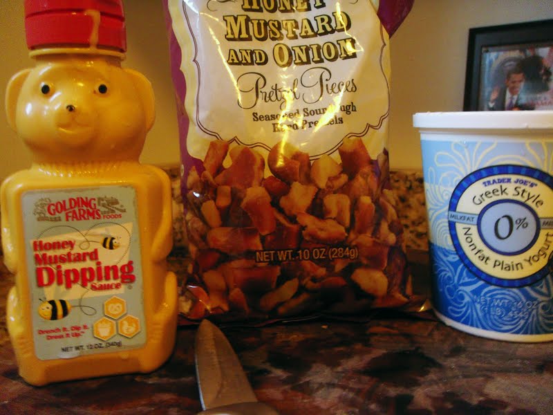 honey mustard pretzel chicken