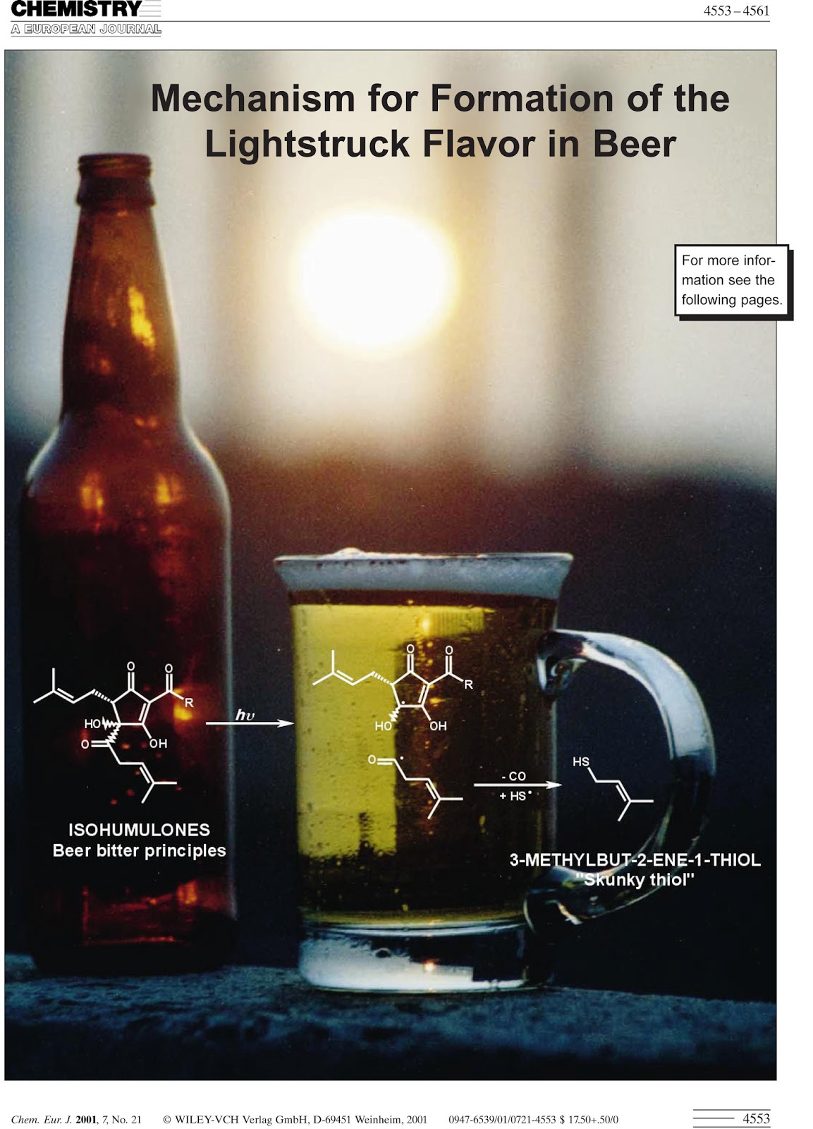 Organic II (CHE 35201 with K. Petersen) Organic Chemistry and Beer