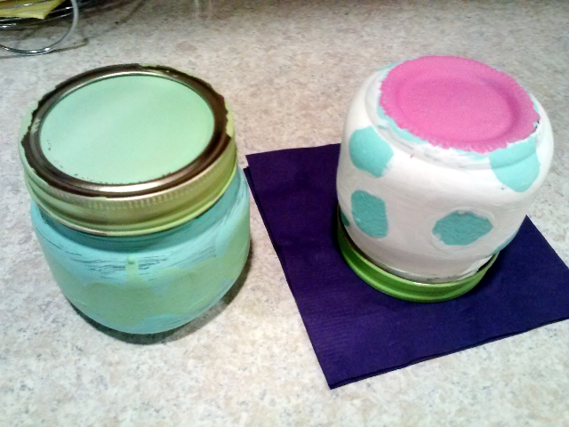 painted keepsake jar #Disneyside party craft