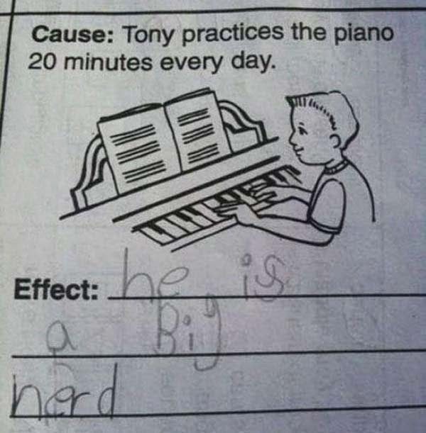 Here Are 25 Kids That Gave Absolutely Brilliant Answers On Their Tests. These Are Hysterically Genius. - BURNNNNN!