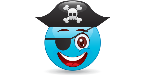 Pirate Smiley Symbols Emoticons