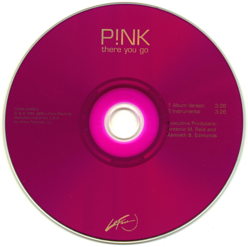 Promo Import Retail CD Singles Albums Pink There You Go CD Promo import retail cd singles albums pink there you go cd