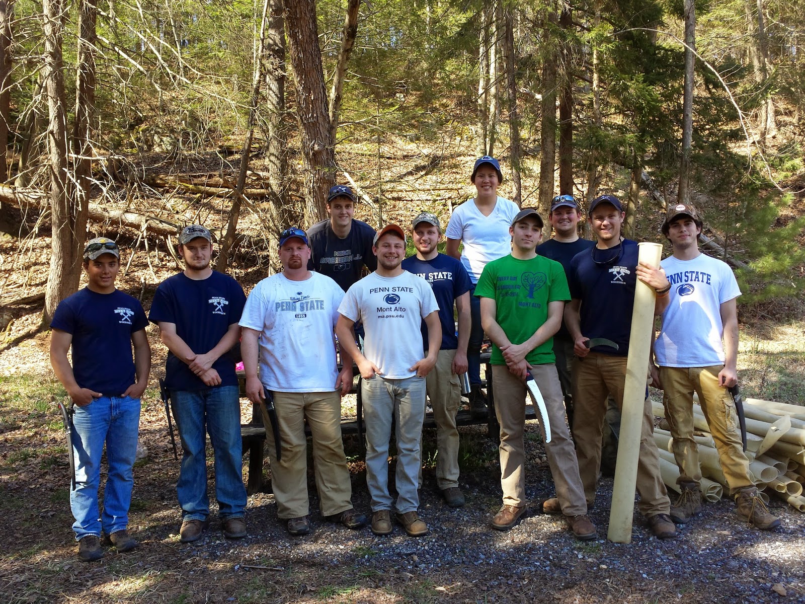 Forest Tech Happenings at Penn State Mont Alto Work at the Birch Run