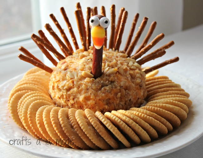 Thanksgiving Turkey Cheese Ball Crafts A La Mode Bloglovin