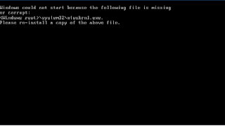 Ntoskrnl.exe is Missing
