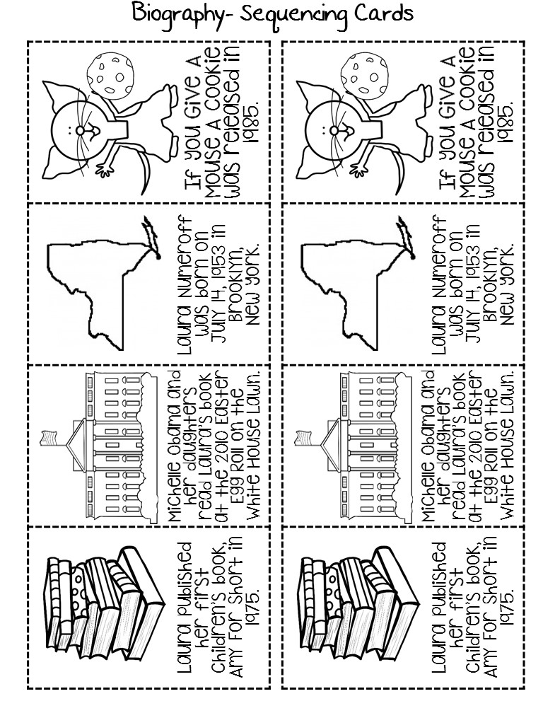 Live, Laugh, Teach First Grade: Laura Numeroff Author Study