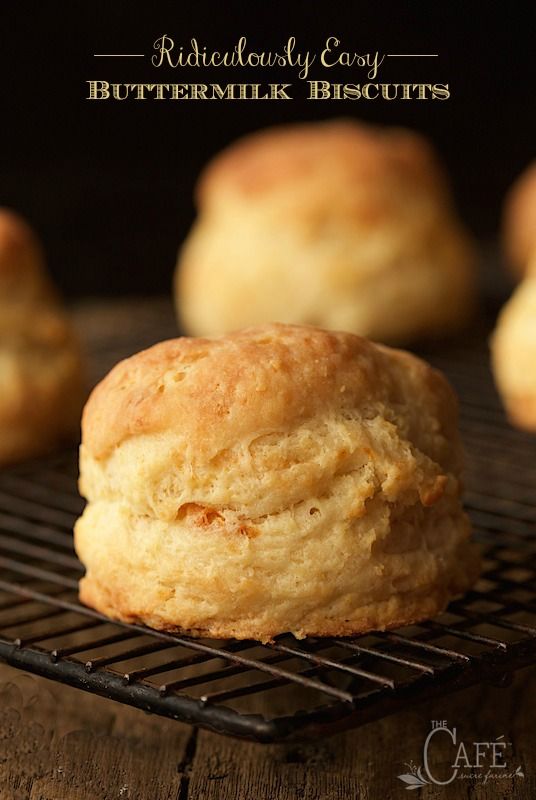 These Ridiculously Easy Buttermilk Biscuits are easy, as in less than 10 minutes to throw together. Before you know it, tall, flaky, incredibly delicious biscuits will be rolling out of your oven!