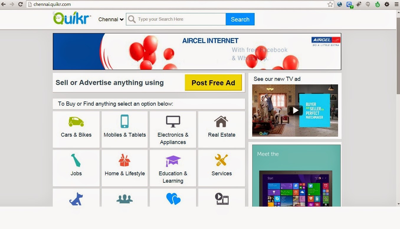 Work From Home Chennai Quikr Modify Search