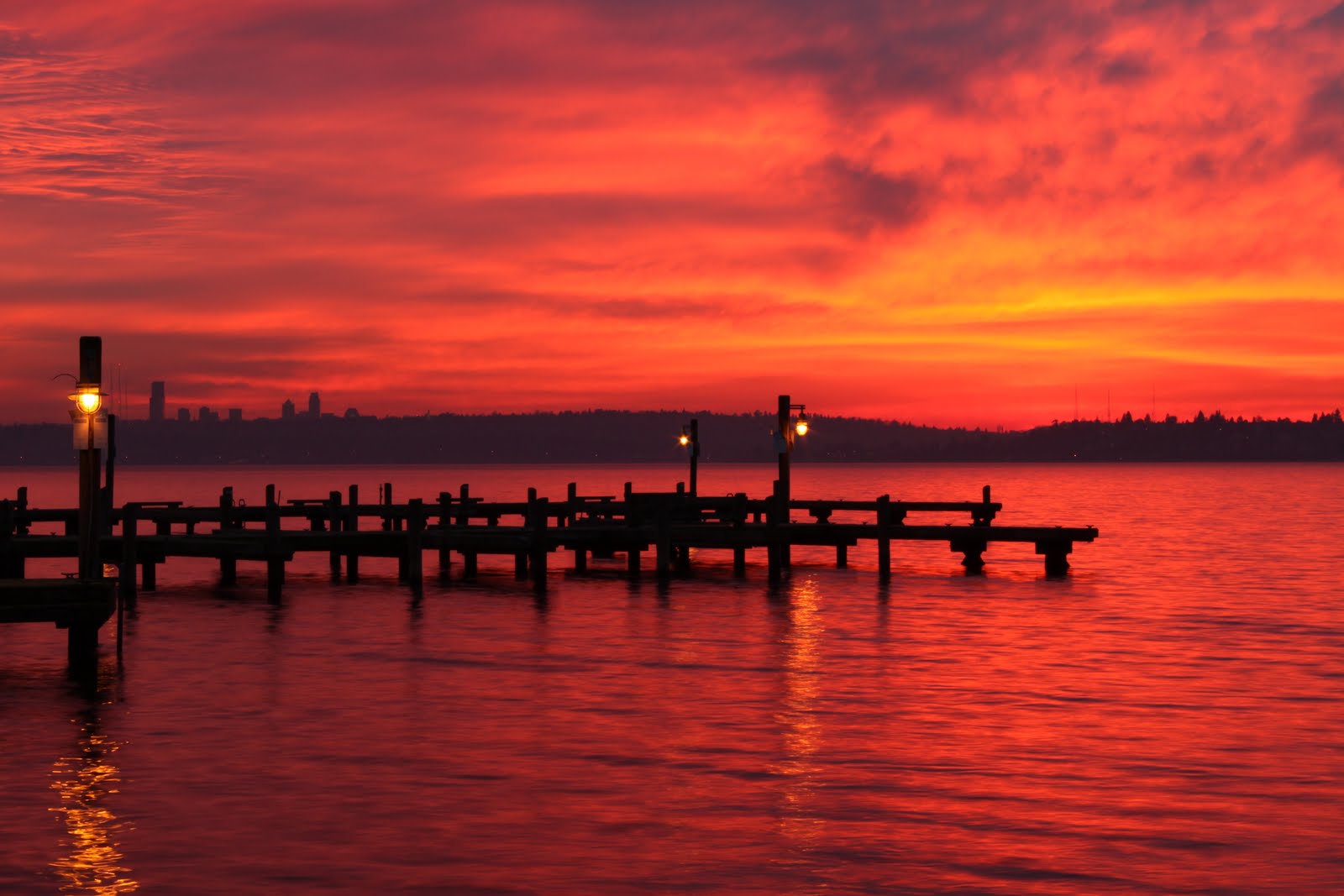 Karen Biemann Photography Kirkland Waterfront Sunset