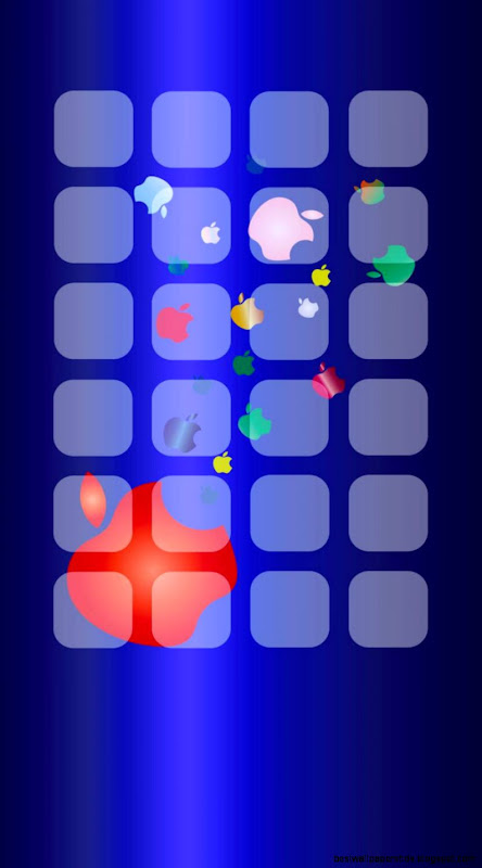 Shelf blue Apple logo   iPhone6s