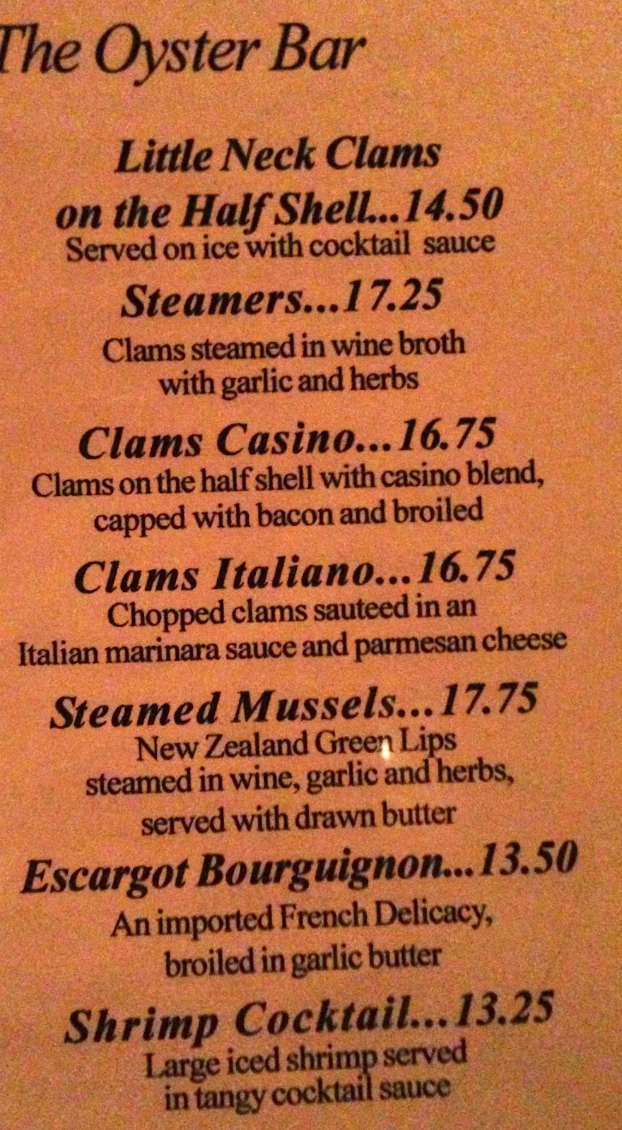 GREAT EATS HAWAII THE SEA CHEST RESTAURANT AND OYSTER BAR