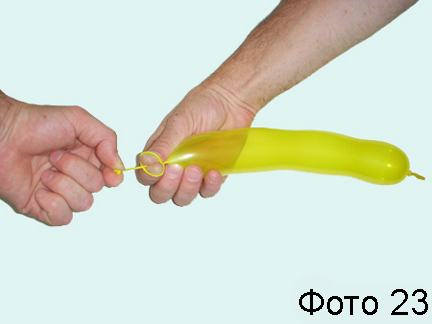 Как завязать шарик ниткой