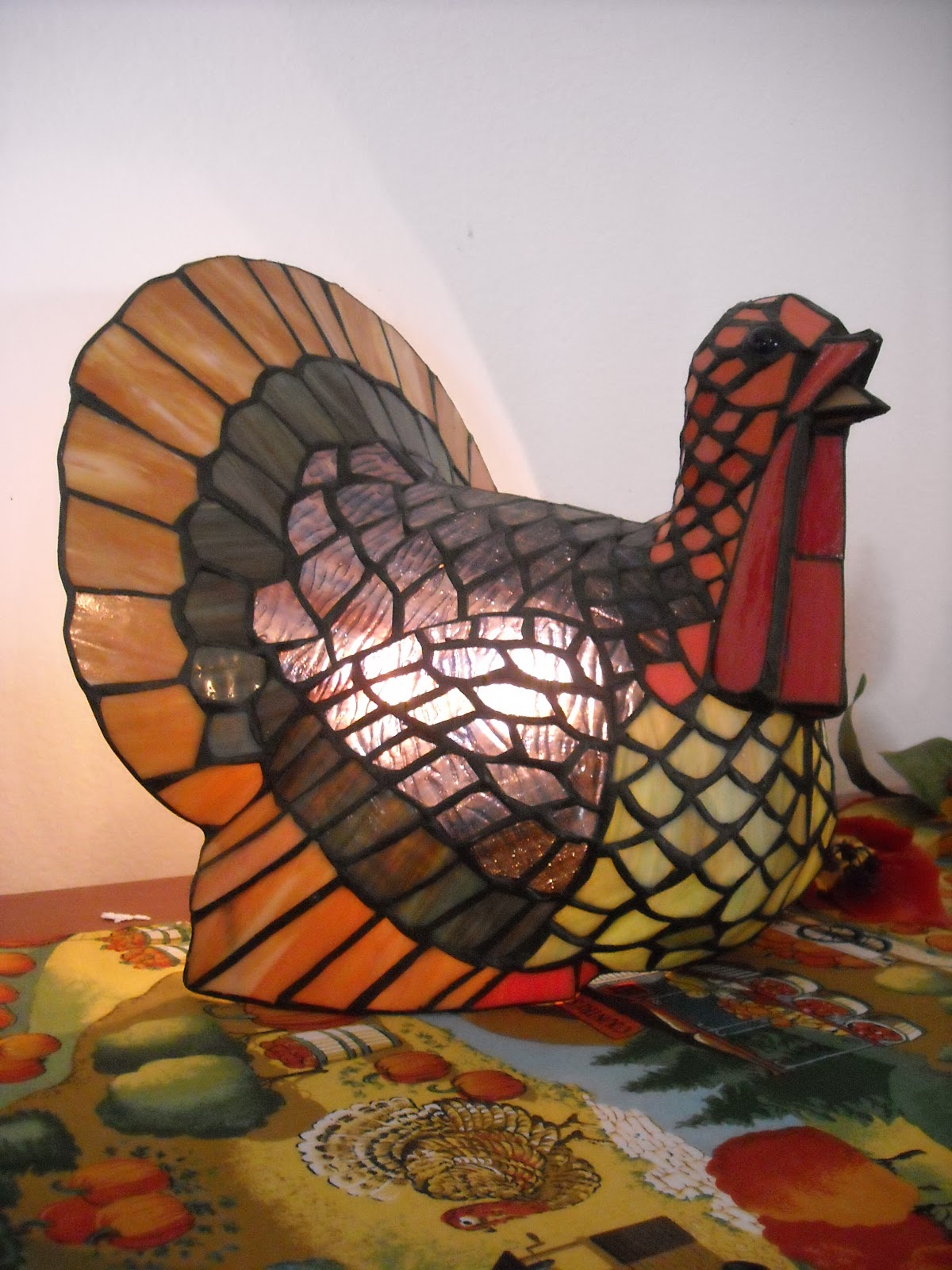 J. Thaddeus Ozark's Cookie Jars and Other Larks: Stained Glass Turkey