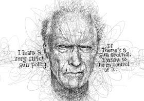 20-Clint-Eastwood-Vince-Low-Scribble-Drawing-Portraits-Super-Heroes-and-More-www-designstack-co