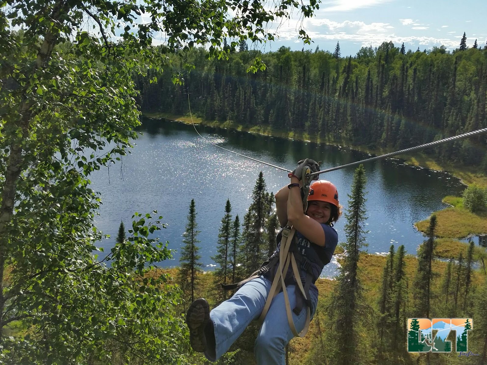 A Taste of Alaska Zip Line in Talkeetna