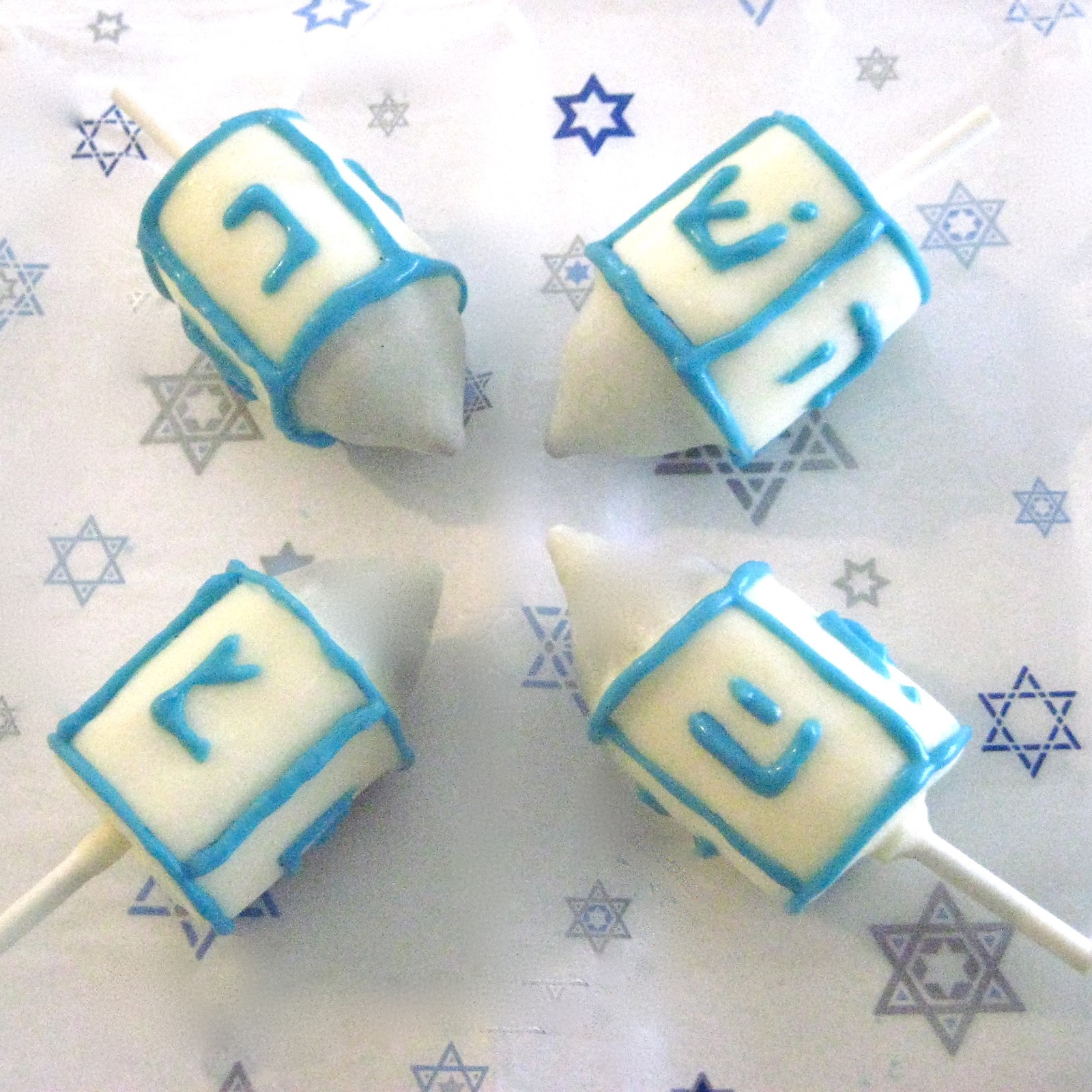 White Chocolate Marshmallow Dreidel Pops The Lindsay Ann