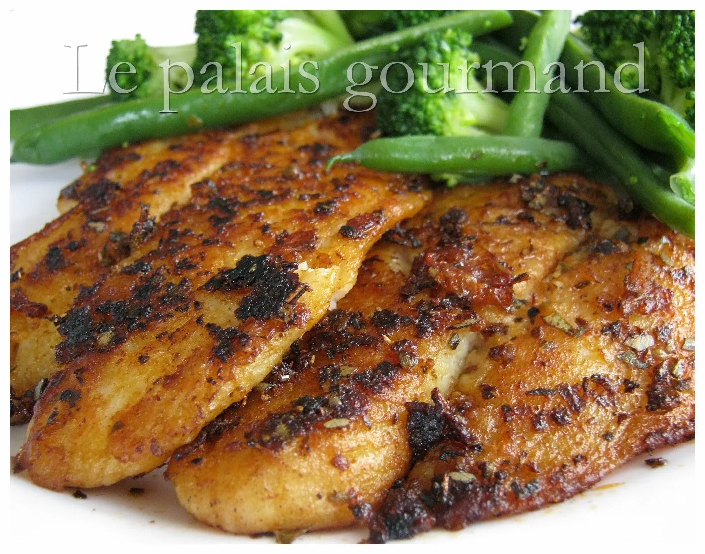 Le palais gourmand: Poisson poêlé à la cajun