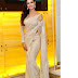 Gorgeous North Indian Model Actress Ashika Ranganath in Transparent White Saree