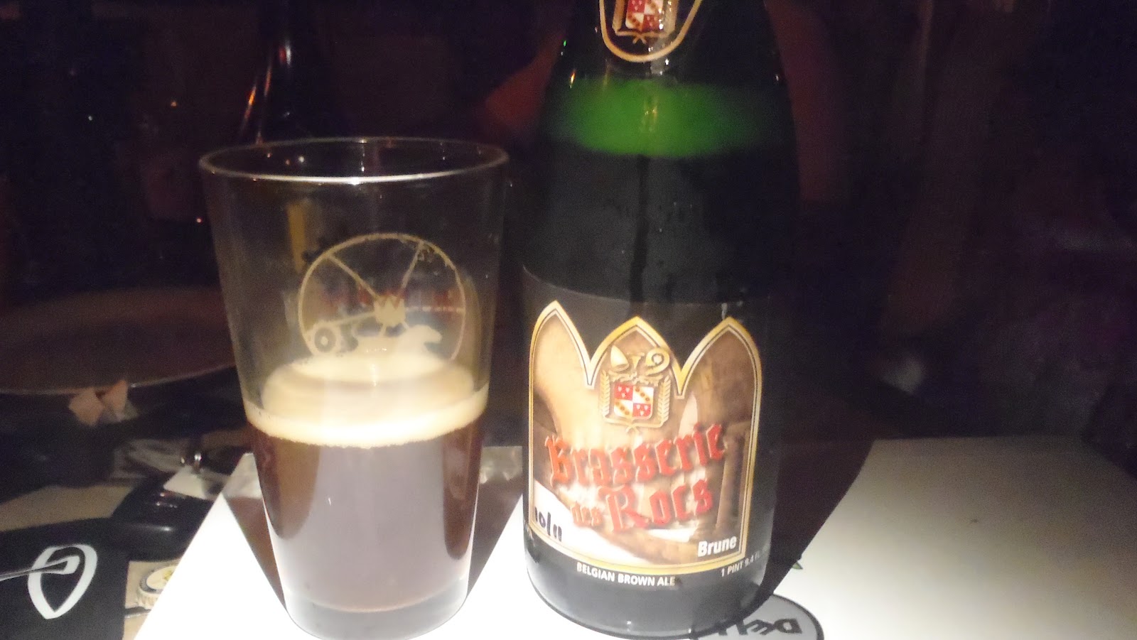 Kupko's Mind. Bottled. Brasserie des Rocs Brune Belgian Brown Ale