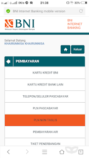 Bayar PLN Non Taglis Lewat BNI Mobile Banking dan Internet Banking