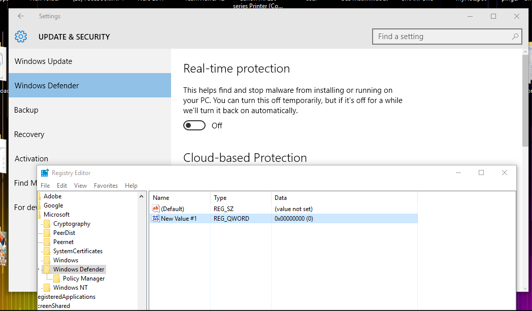 How to Fix Windows Defender turned off by group Policy JDLacson