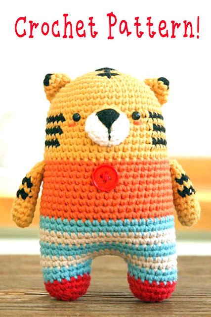 Amigurumi tiger crochet pattern