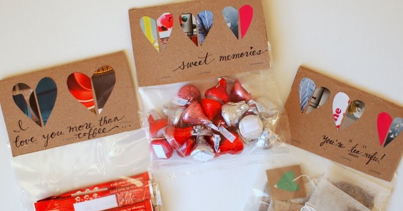DIY Valentine's Day Gifts: Candy, Coffee, and Tea | Pink Stripey Socks