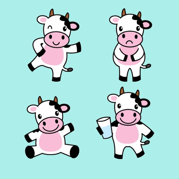 Cow Cartoon Free Vector