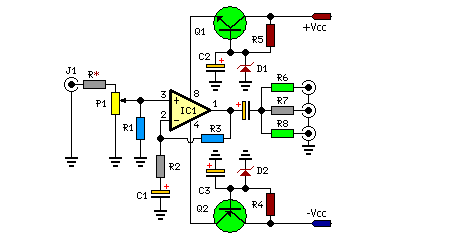 3-Channel Audio Splitter | Circuits-Projects